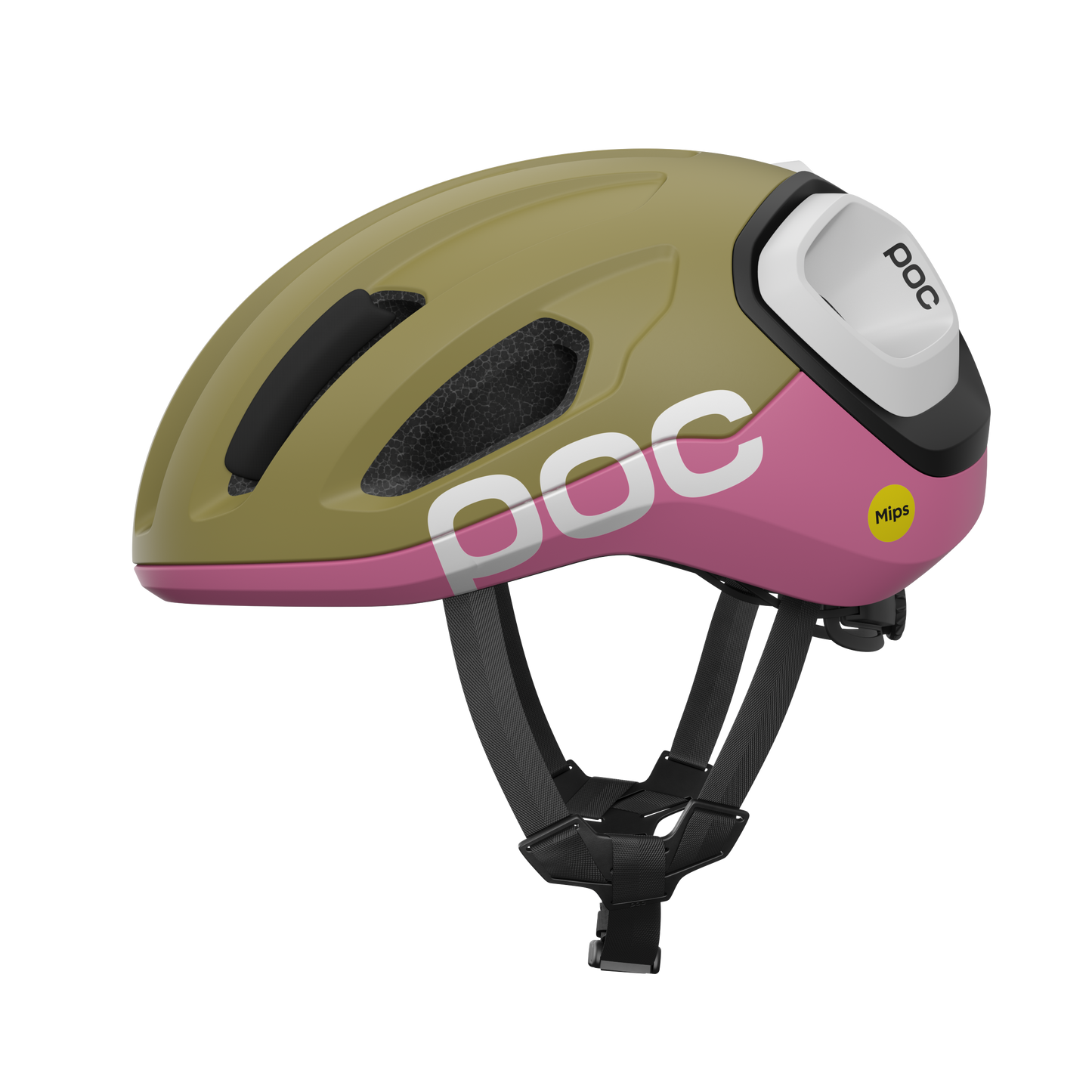 POC AMIDAL MIPS κράνος δρόμου Khaki/Matt Pink