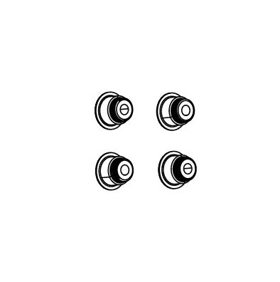 SRAM bolt kit for BOSCH/FAZUA crankset motor (x4)