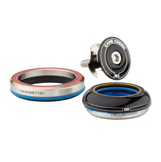 CANE CREEK 110 κωνικό σετ κεφαλής, 1 1/8"-1.5", IS41/28.6/H9 | IS52/40, κοντό, μαύρο