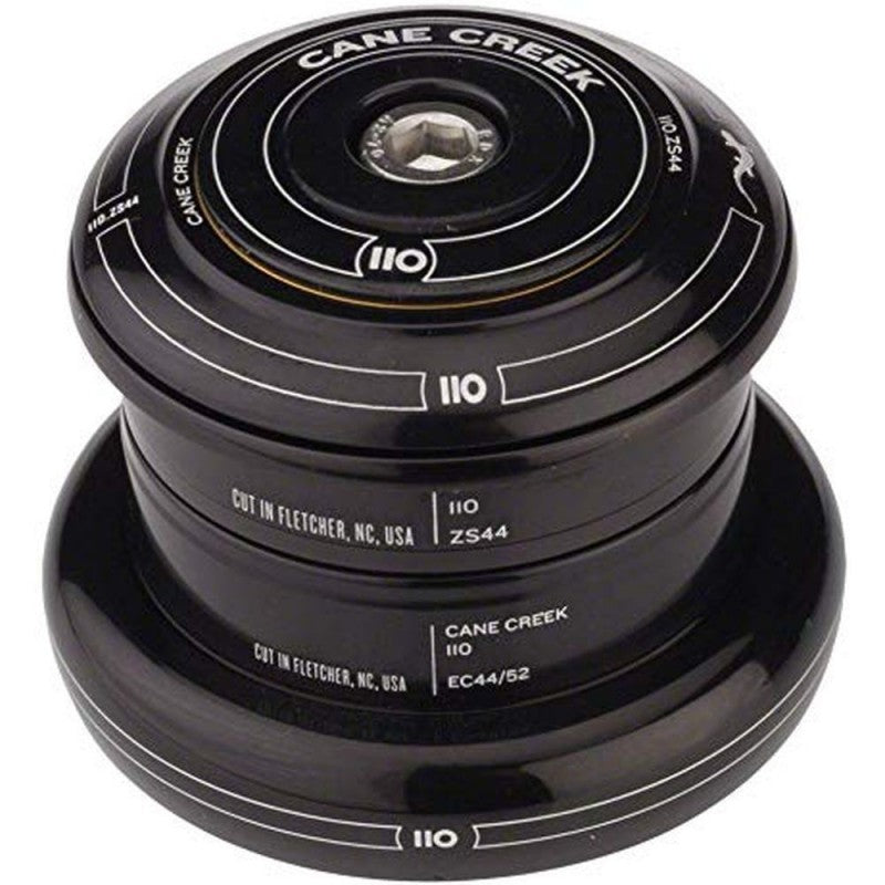 Headset CANE CREEK 110 Tapered , 1 1/8"-1.5", ZS44/28.6/H8 | EC44/40, κοντό, μαύρο