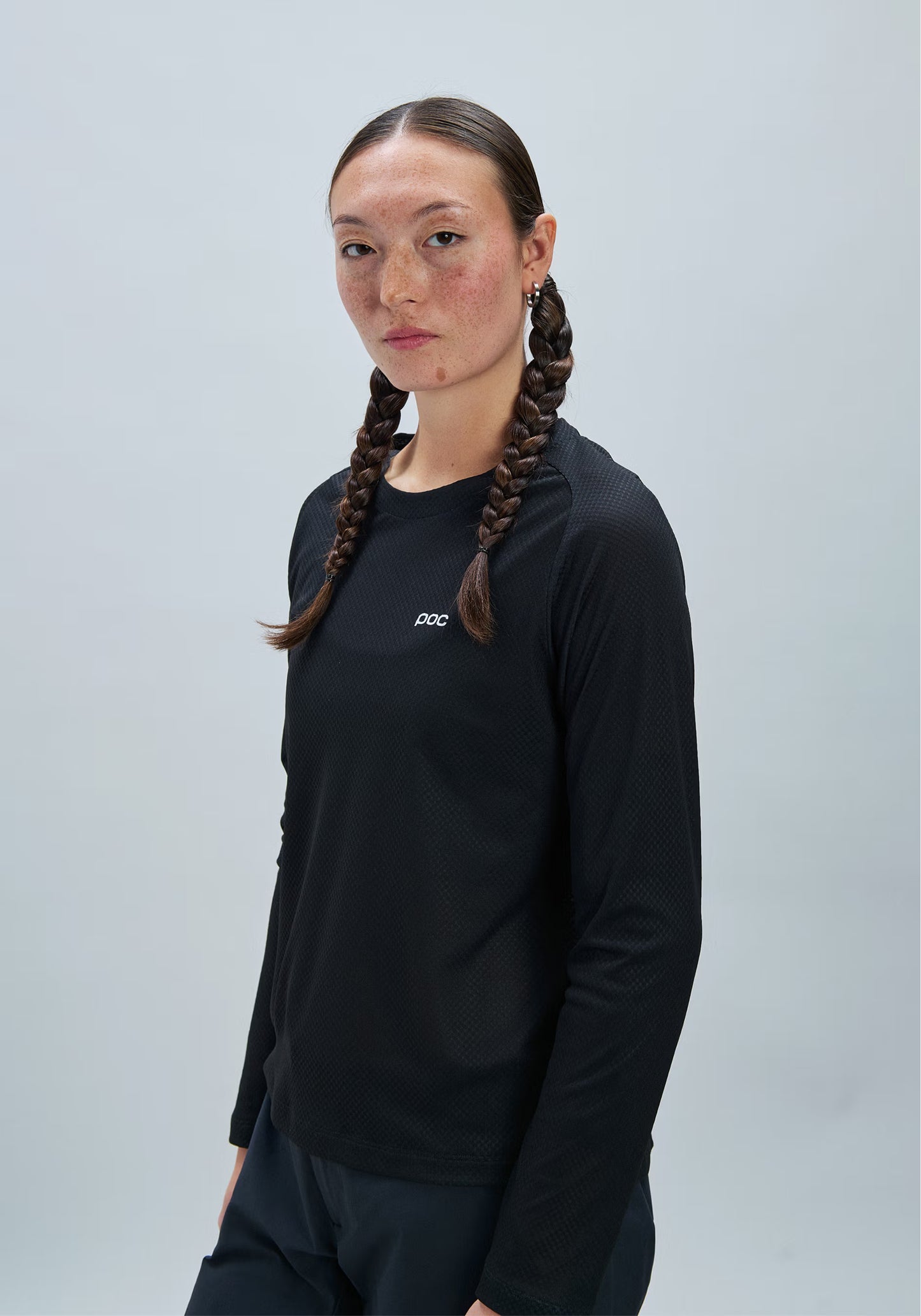 Γυναικεία POC MOTION AIR Long Sleeve Jersey Μαύρο