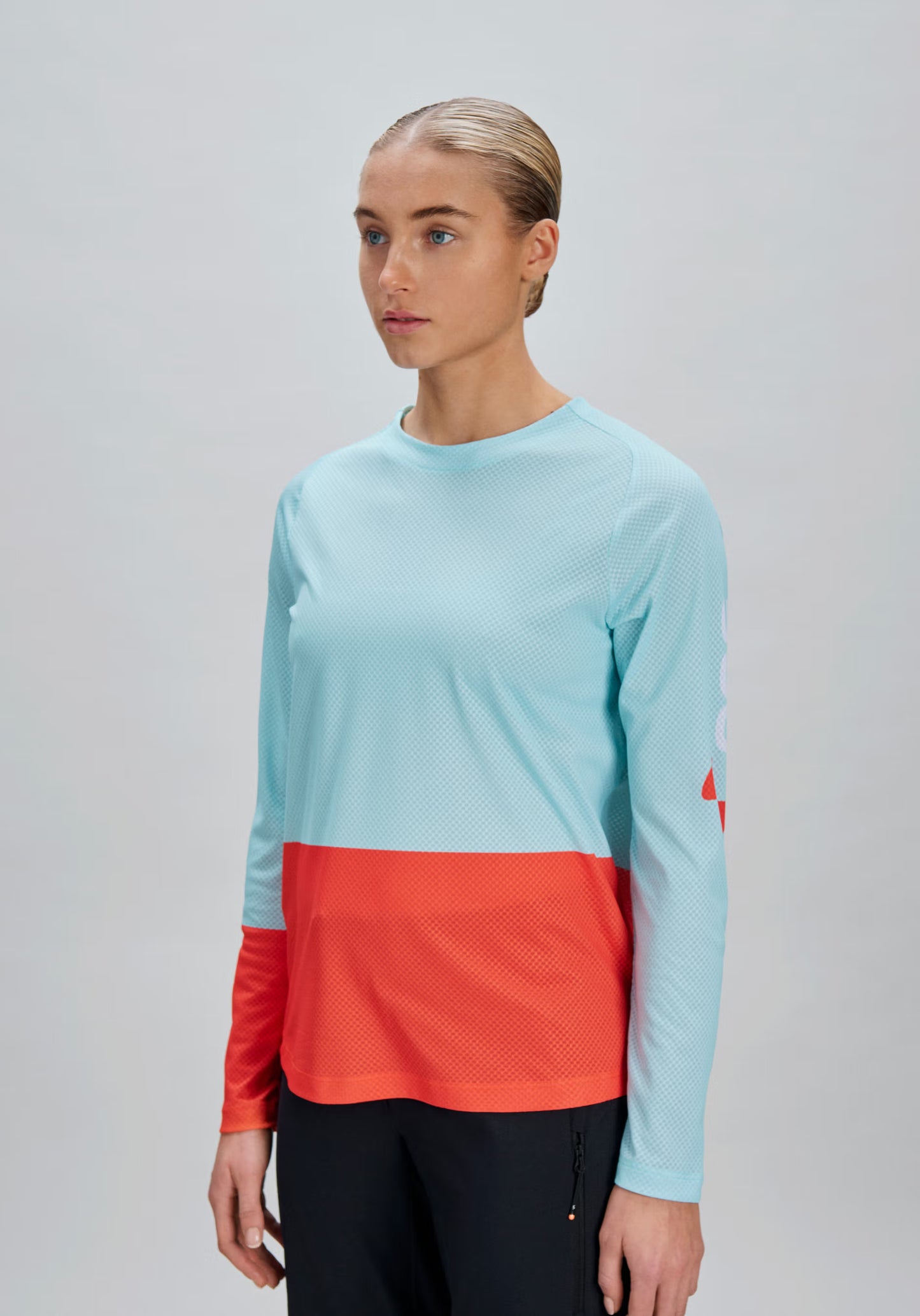 Γυναικεία POC MOTION AIR Long Sleeve Jersey Μπλε/Πορτοκαλί