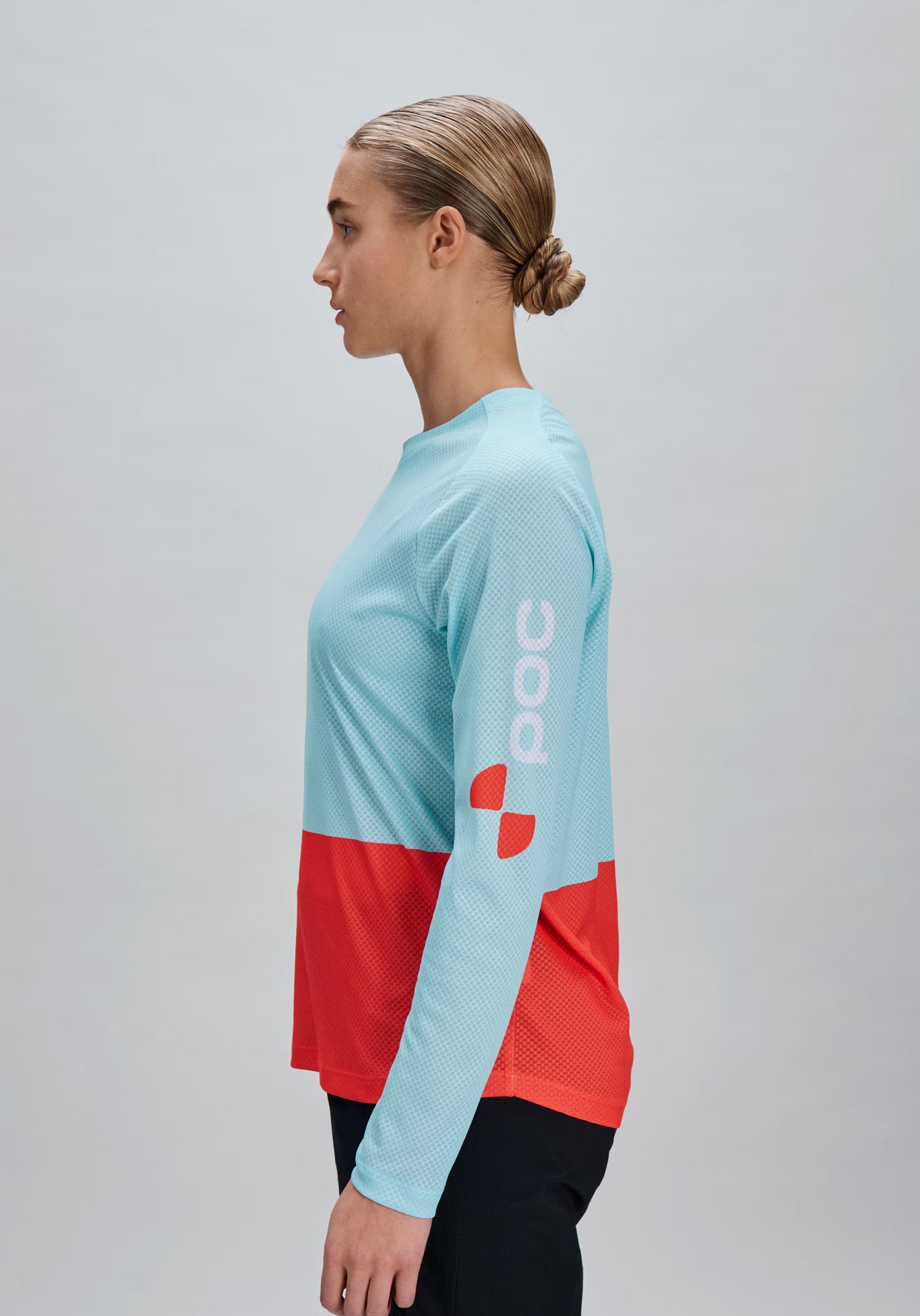 Γυναικεία POC MOTION AIR Long Sleeve Jersey Μπλε/Πορτοκαλί