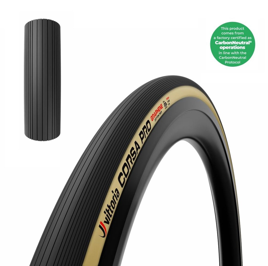 VITTORIA CORSA PRO WIDE Graphene G2.0 700x29c Tubeless Ready Beige tire