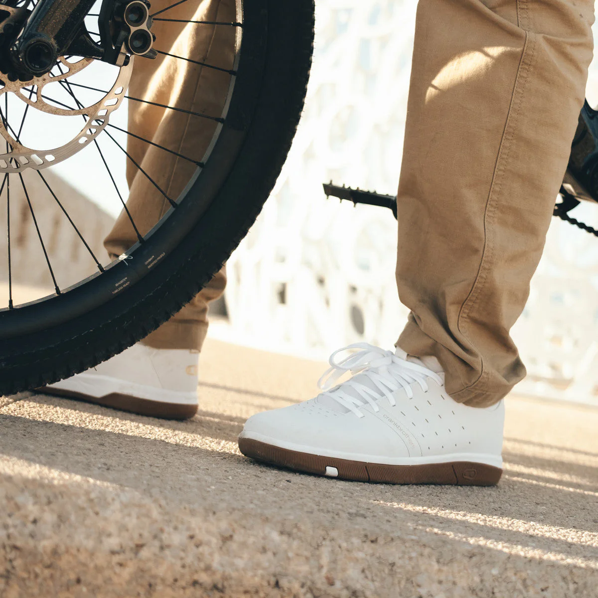 CRANKBROTHERS STAMP STREET FABIO WIBMER FLAT White MTB Shoes