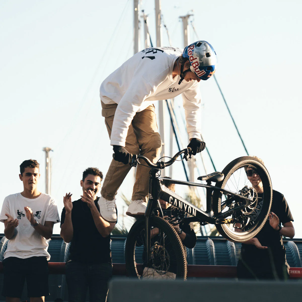 CRANKBROTHERS STAMP STREET FABIO WIBMER FLAT White MTB Shoes