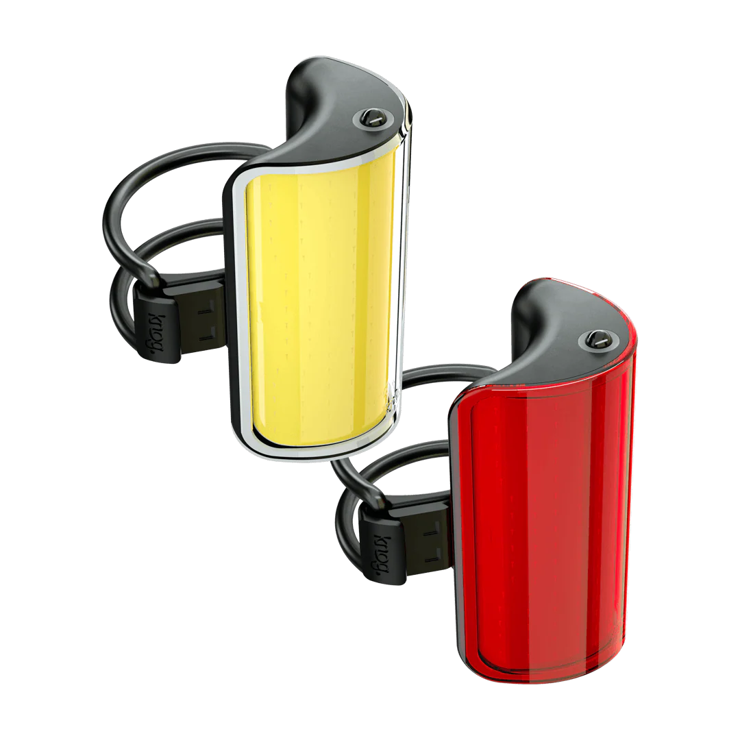 Front and rear lighting KNOG COBBER MID TWINPACK
