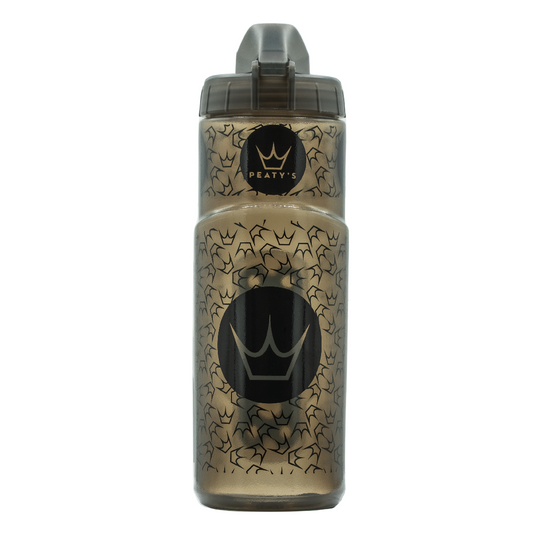 PEATY'S X FIDLOCK Logo Μπουκάλι και σετ υποδοχής μπουκαλιών (600ml) Καπνιστό