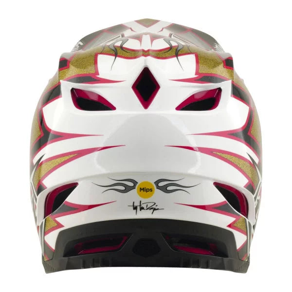 Casque VTT TROY LEE DESIGNS D4 COMPOSITE MIPS FLUSH Noir/Doré