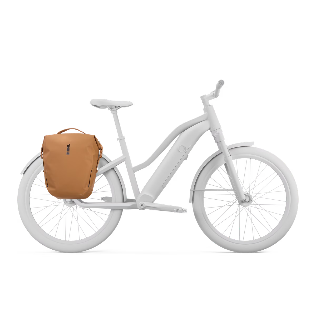 Pair of THULE SHIELD Carrier Bags with Inlock 22 L Orange