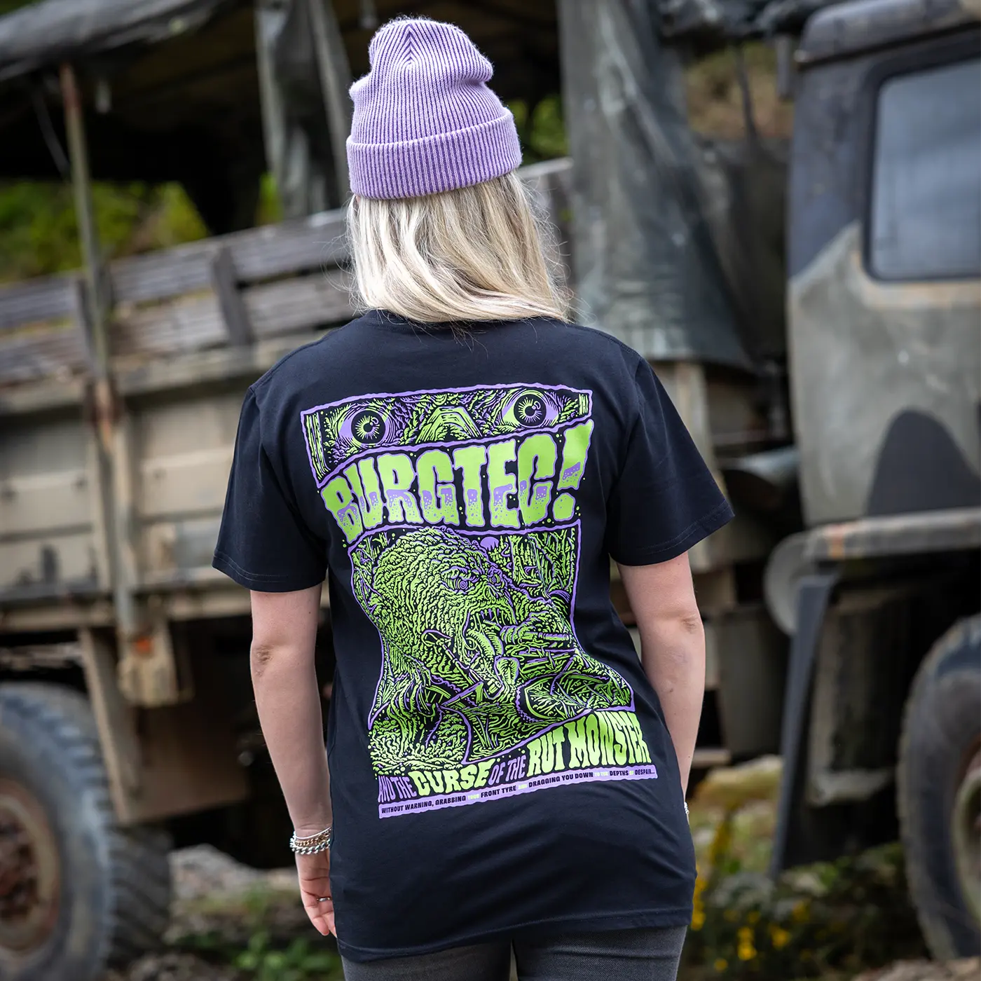 BURGTEC RUT MONSTER Black T-Shirt