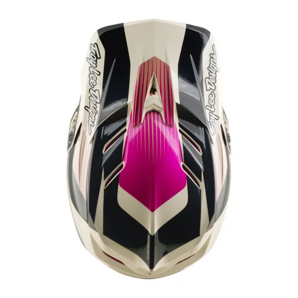 Casque VTT TROY LEE DESIGNS D4 POLYACRYLITE MIPS TURBO ACID Fuschia
