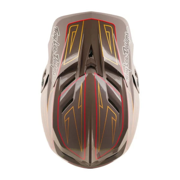 Casque VTT TROY LEE DESIGNS D4 POLYACRYLITE MIPS SHADOW PRO Marron