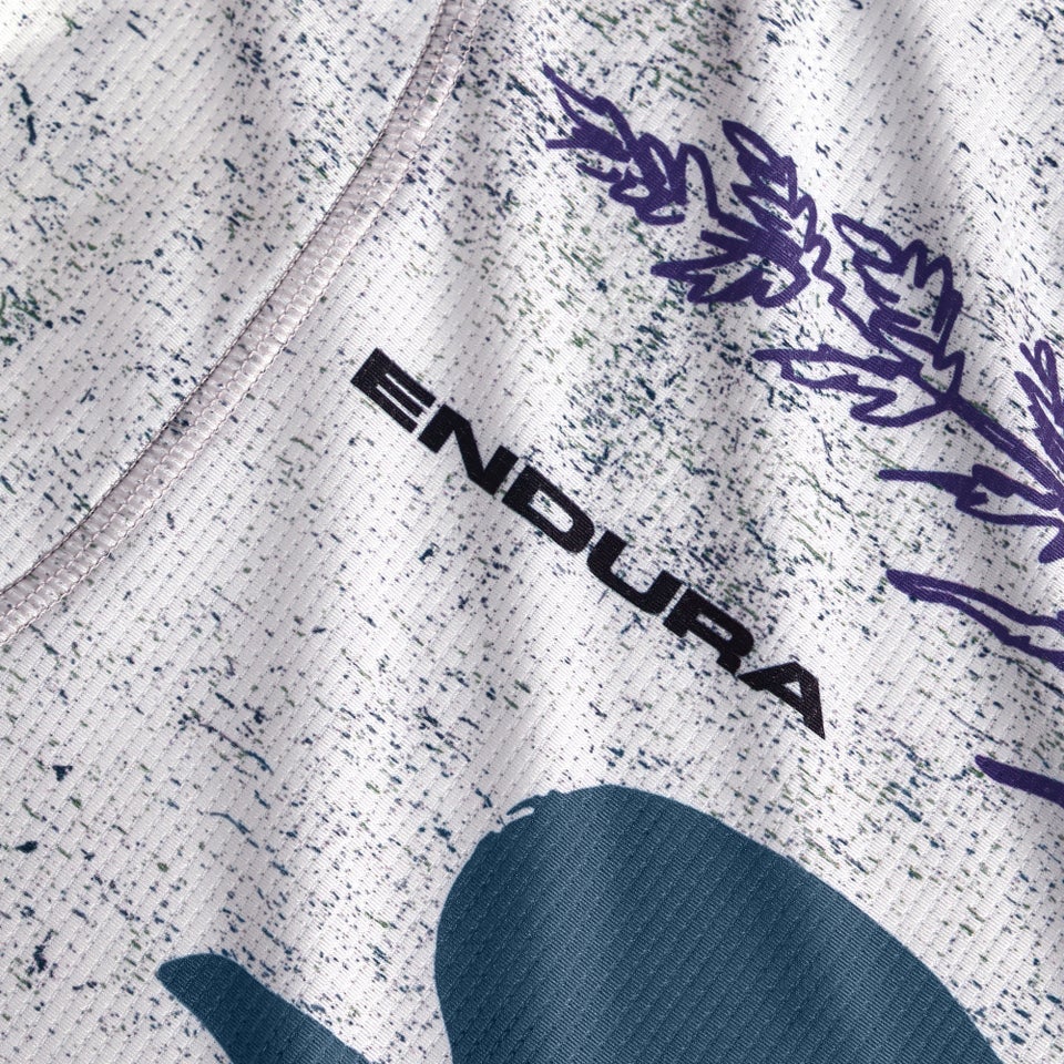 ENDURA SINGLETRACK PRINT TEE Γυναικείο κοντομάνικο Jersey Aero Blue