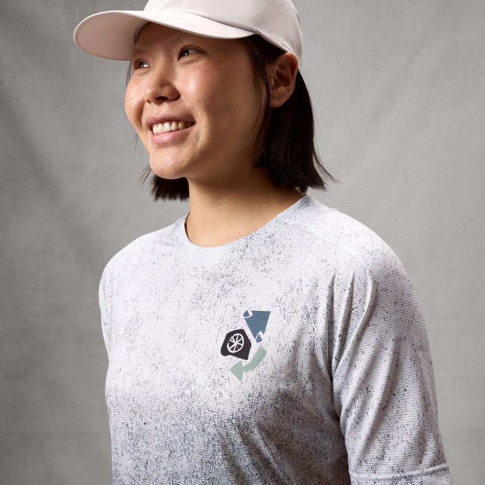 ENDURA SINGLETRACK PRINT TEE Γυναικείο κοντομάνικο Jersey Aero Blue