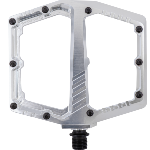 AMBIT Breach Medium Silver flat pedals