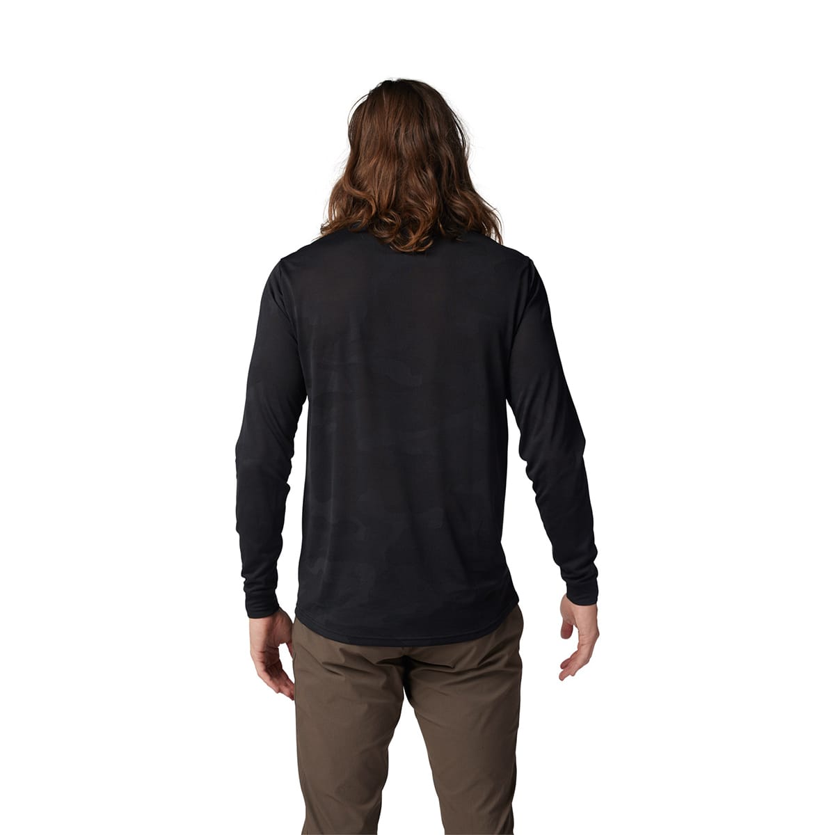 FOX RANGER TRU DRI Μακρυμάνικο Jersey Μαύρο
