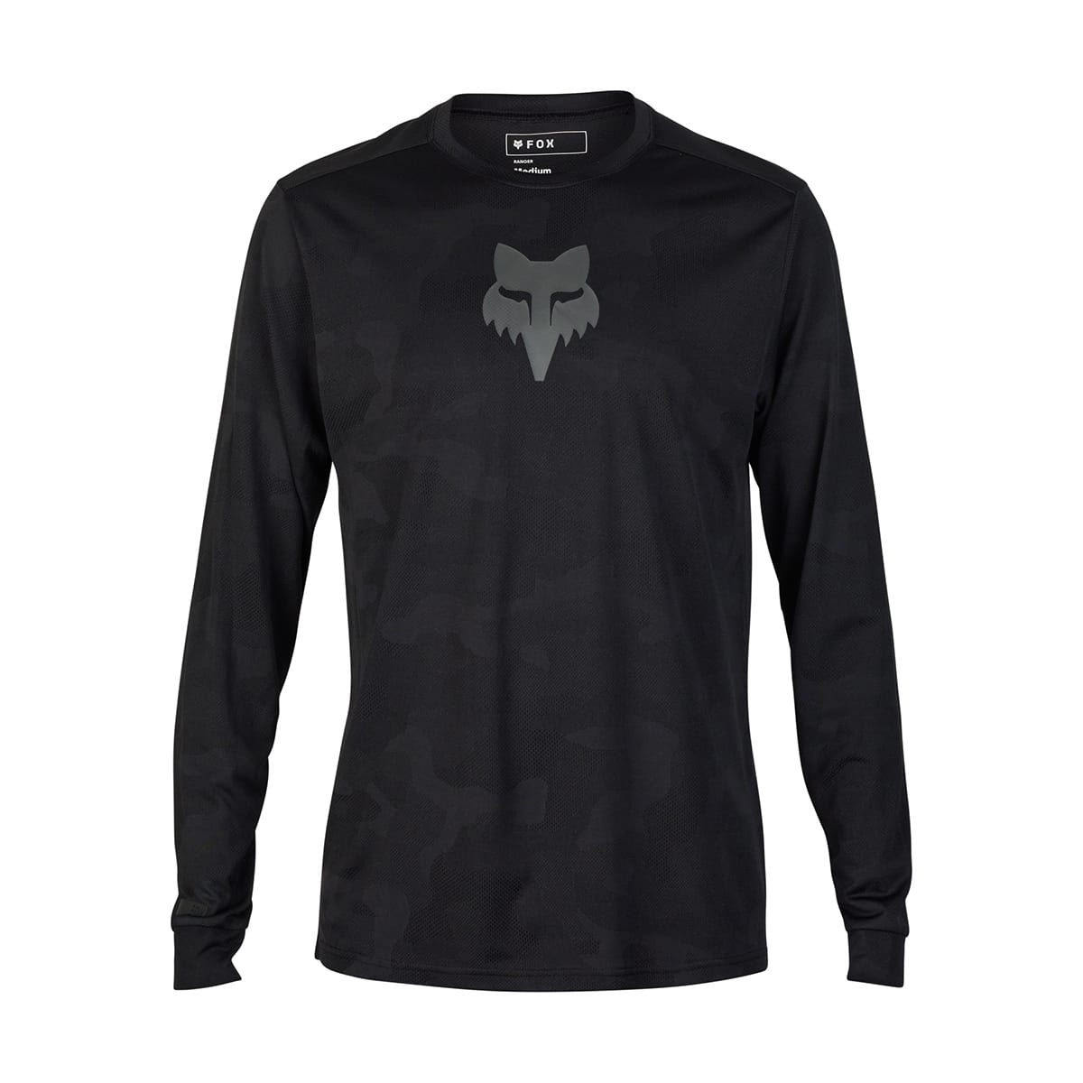 FOX RANGER TRU DRI Μακρυμάνικο Jersey Μαύρο
