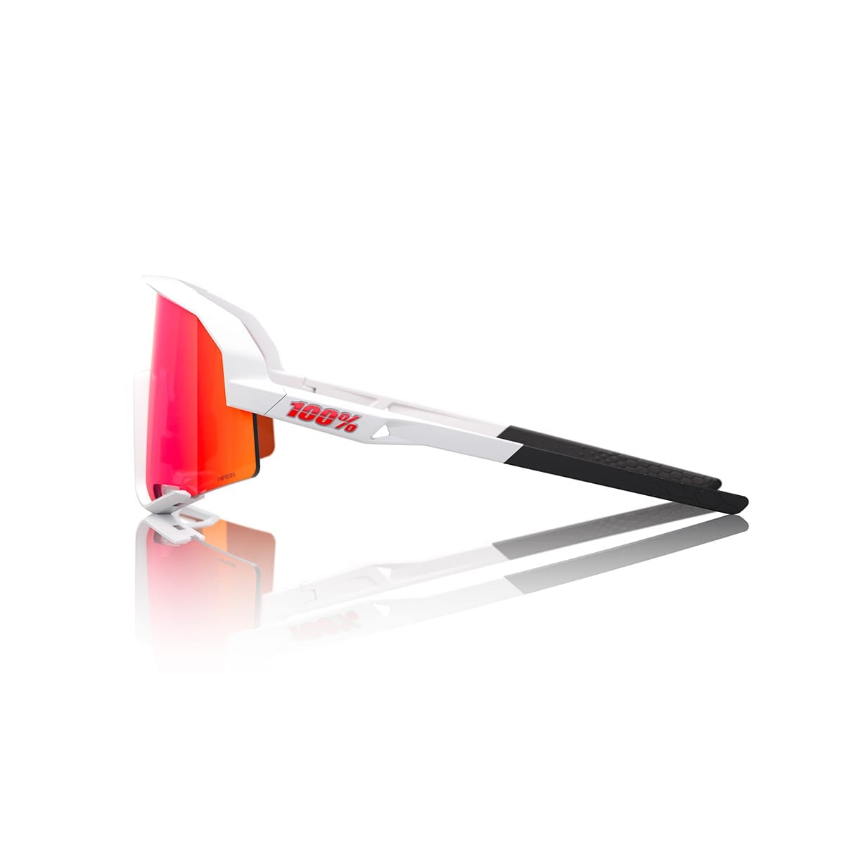 Γυαλιά ηλίου 100% SLENDALE SOFT White Hipper Mirror Red