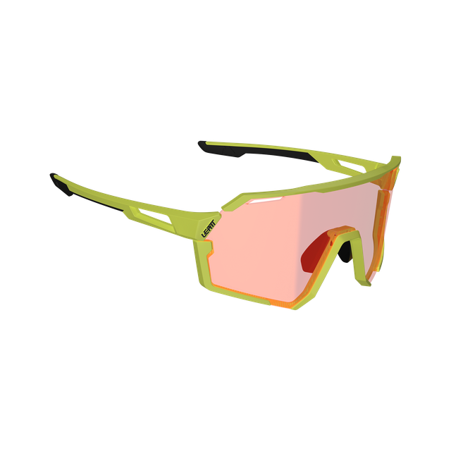Lunettes LEATT RIDEVIZ PRO LARGE Jaune Verre Crystal Iriz Rouge