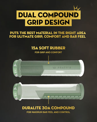 Grips PEATY'S MONARCH PRO KNURL Supersoft Sage