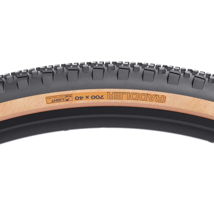WTB RADDLER TCS LIGHT 700x40c Tubeless Ready Beige tire