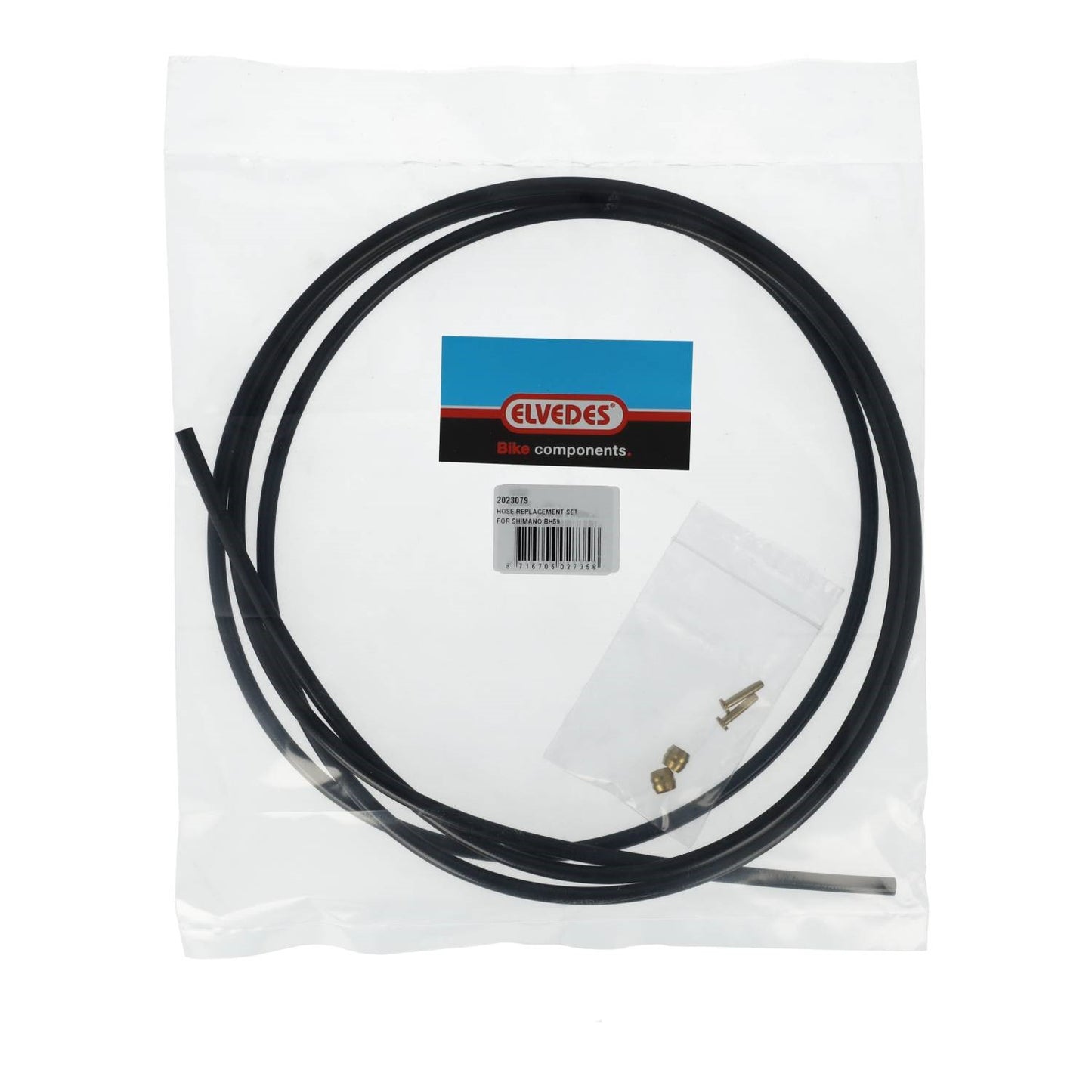 Κιτ σωλήνα ELVEDES για Shimano BH59 2m Μαύρο + ανταλλακτικά
