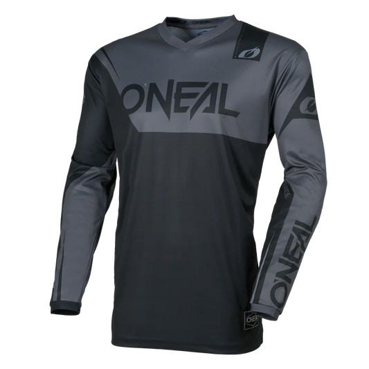 O'NEAL ELEMENT RACEWEAR Junior Μακρυμάνικο Jersey Μαύρο/γκρι