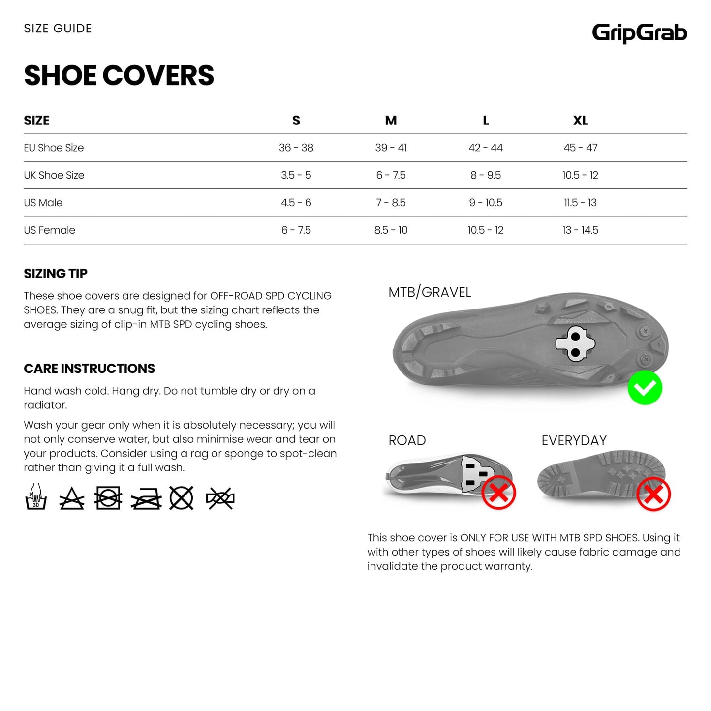 Κάλυμμα μπότας GRIPGRAB EXPLORER WATRPROOF GRAVEL Μαύρο