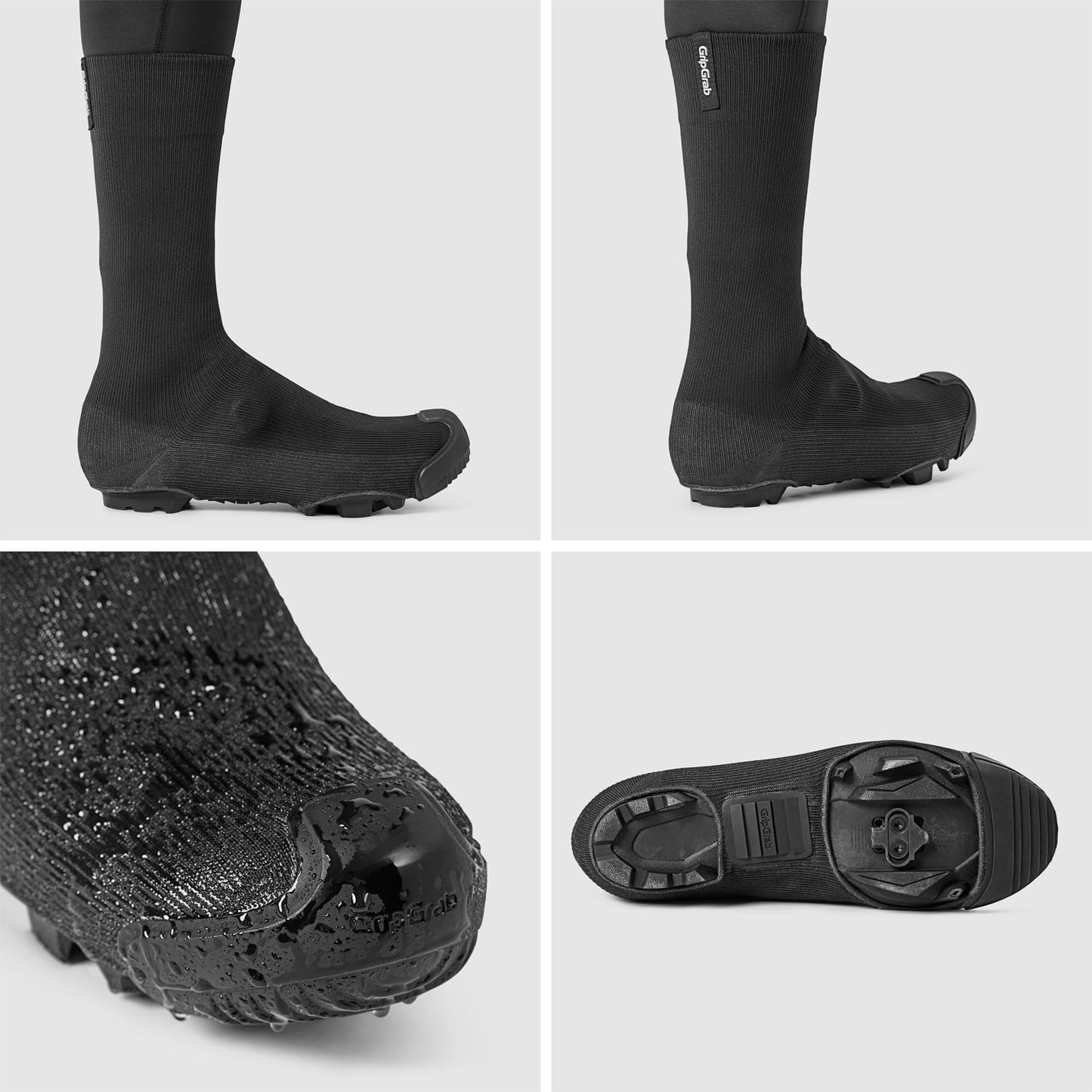Κάλυμμα μπότας GRIPGRAB EXPLORER WATRPROOF GRAVEL Μαύρο