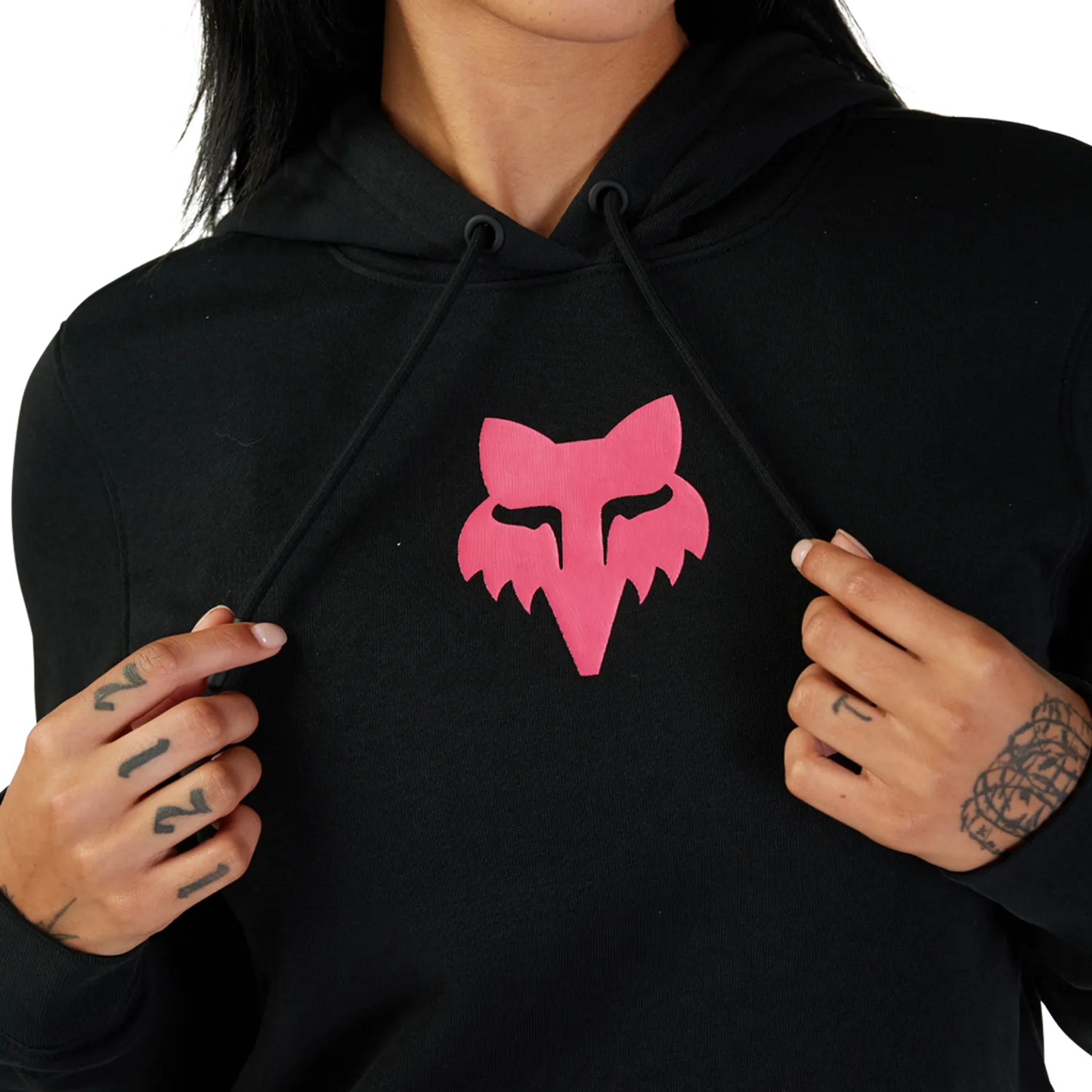 Women's FOX HEAD Hoodie Black/Pink