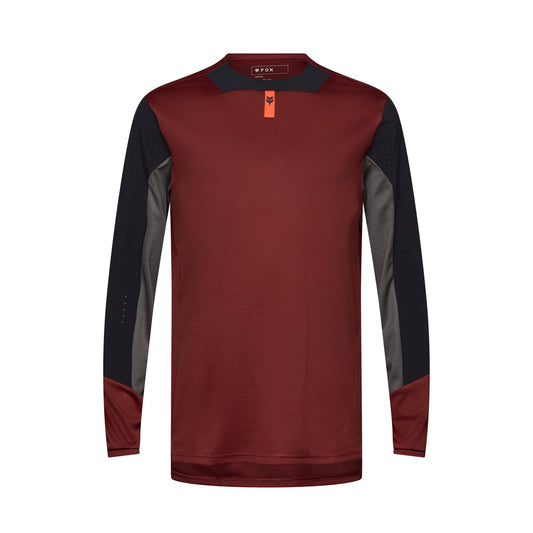 FOX DEFEND Long Sleeve Jersey Bordeaux 2025