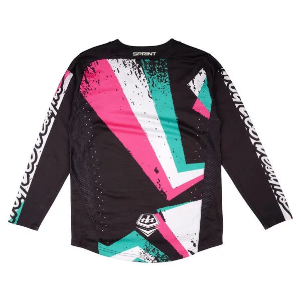TROY LEE DESIGNS SPRINT FULL PULL Junior Μακρυμάνικο Jersey Μαύρο
