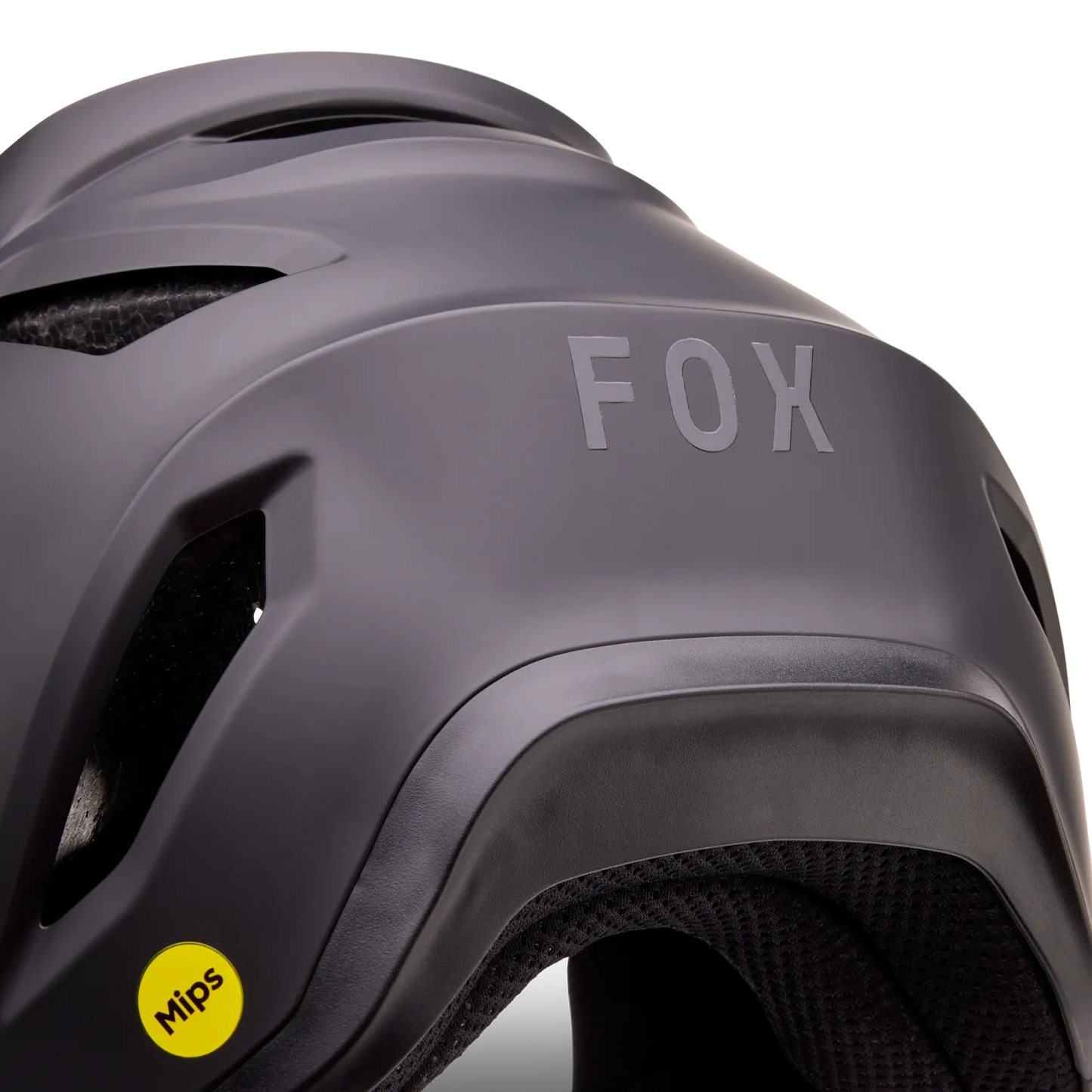 Ματ μαύρο παιδικό κράνος MTB FOX RAMPAGE MIPS