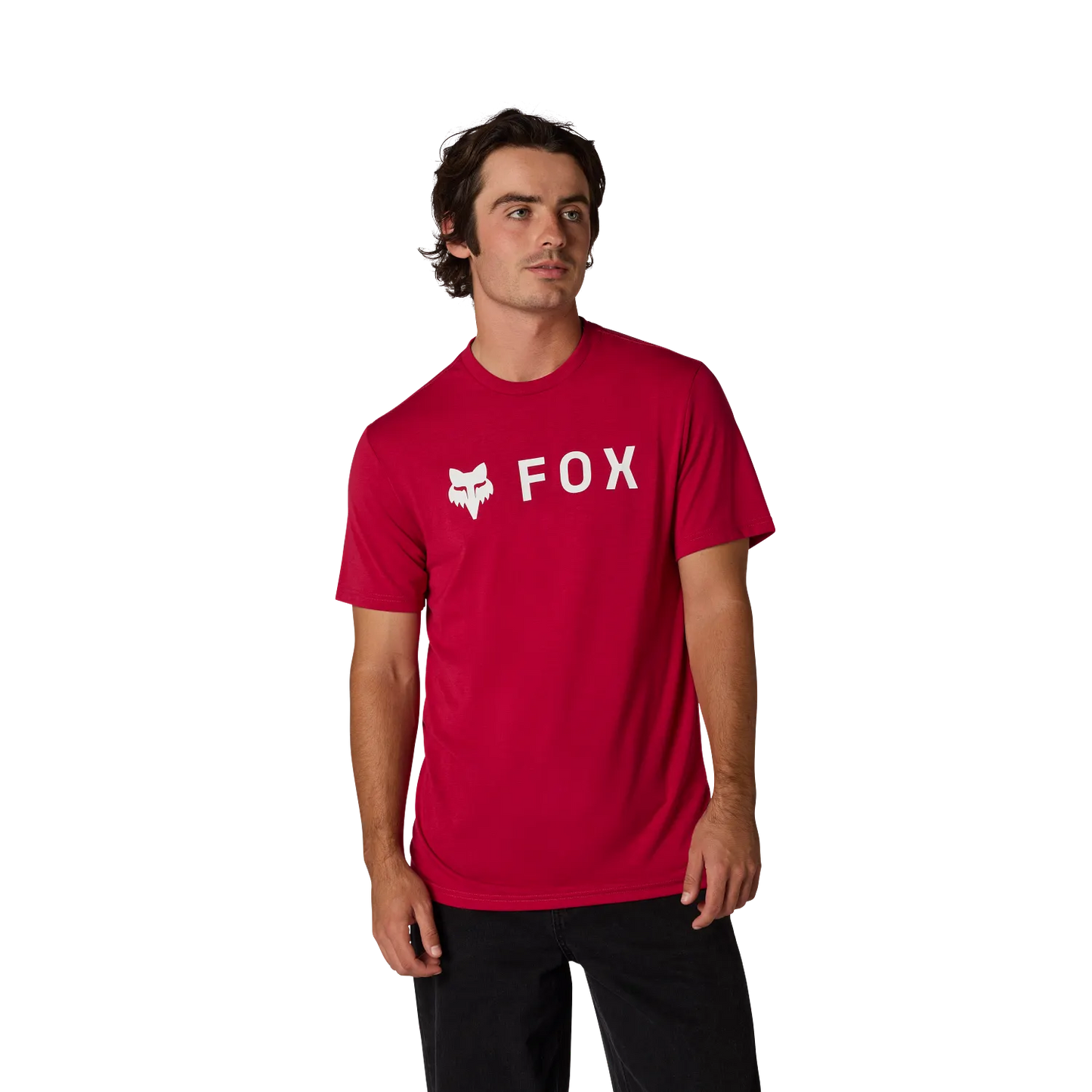 FOX ABSOLUTE TRUDRI Short Sleeve Technical T-Shirt Cranberry