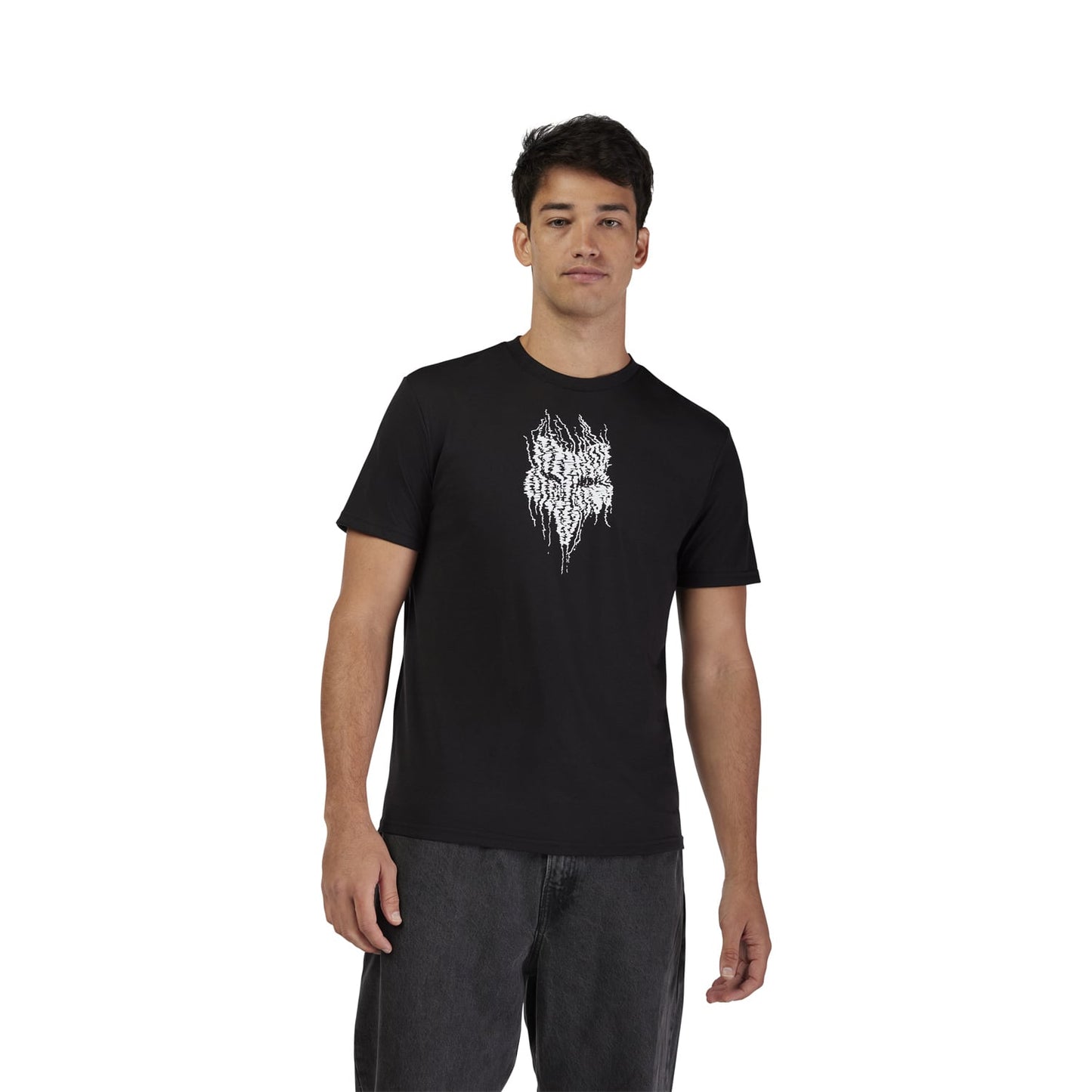 FOX BARK TECH TEE Short Sleeve Jersey Black 2025