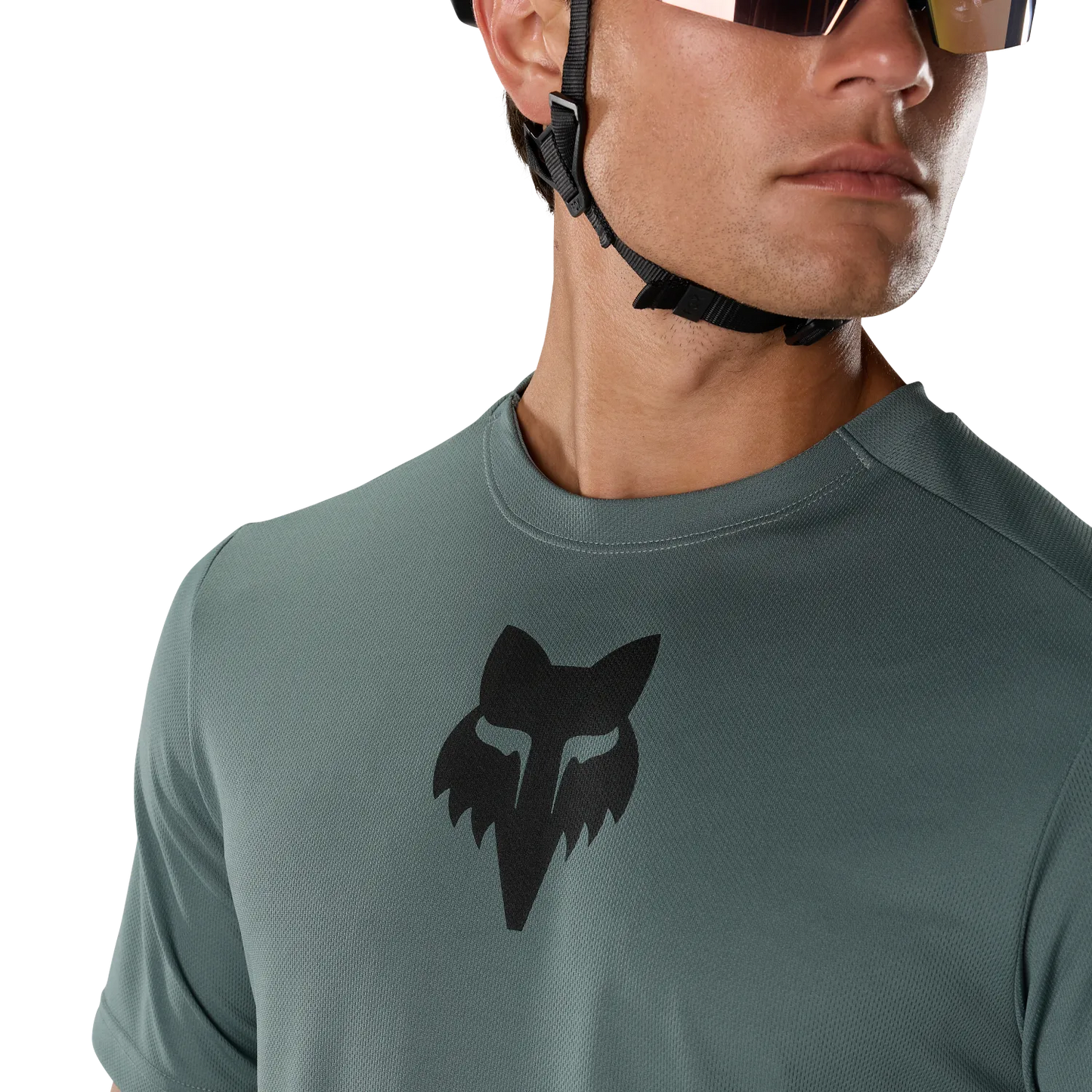 Κοντομάνικη μπλούζα FOX RANGER FOX HEAD πράσινο φασκόμηλο