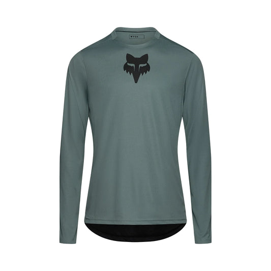 Μπλούζα FOX RANGER FOX HEAD με Μακριά Μανίκια Πράσινη του Φασκόμηλου