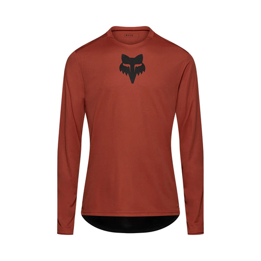 Μπλούζα FOX RANGER FOX HEAD Μακρυμάνικη Καφέ