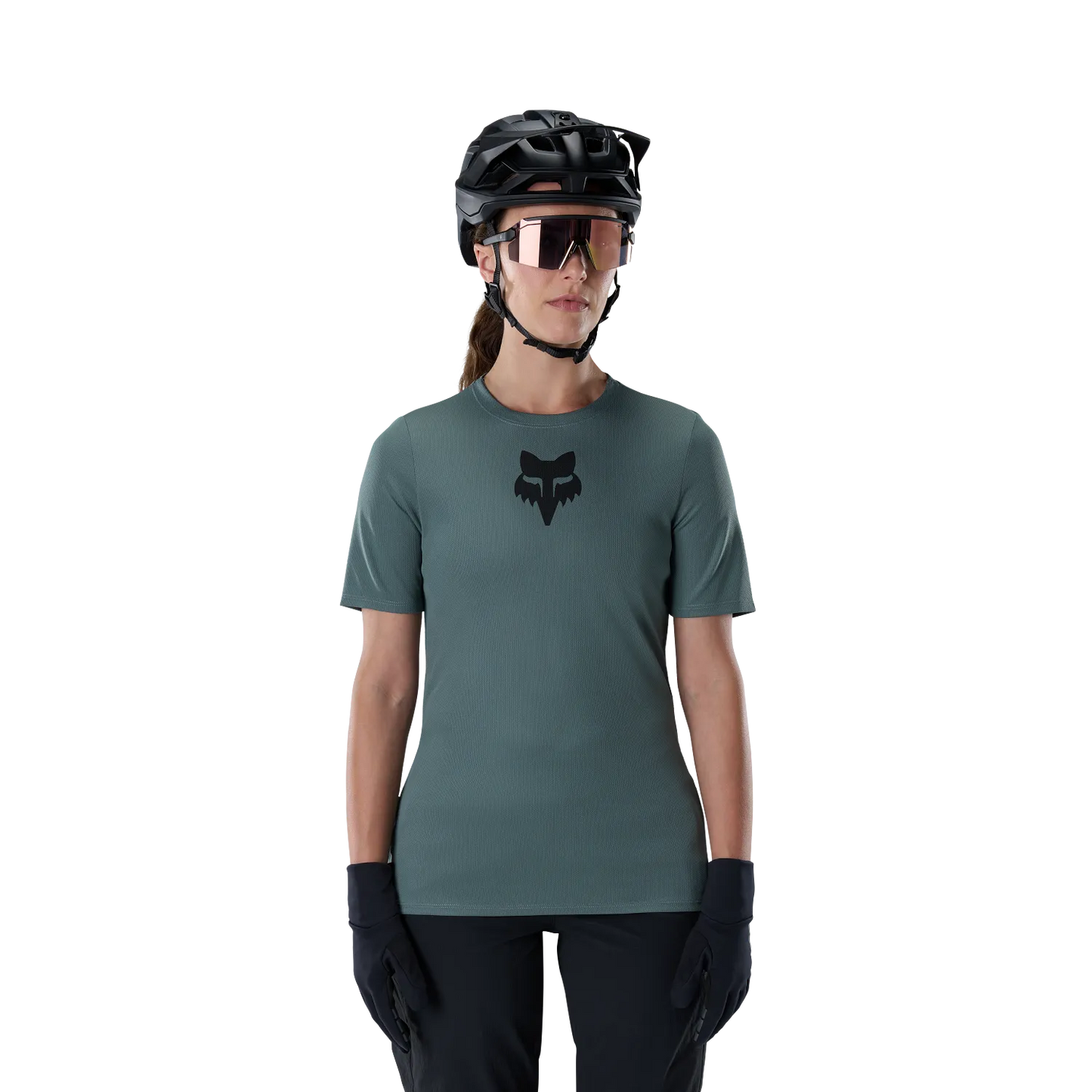 Γυναικείο FOX RANGER FOX HEAD Short Sleeve Jersey Sage