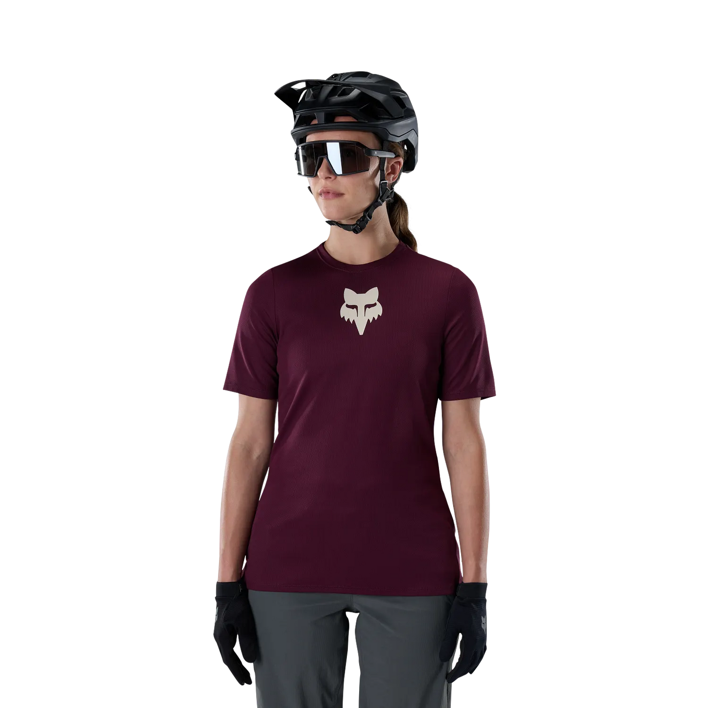 Γυναικείο FOX RANGER FOX HEAD Κοντομάνικο Jersey Bordeaux