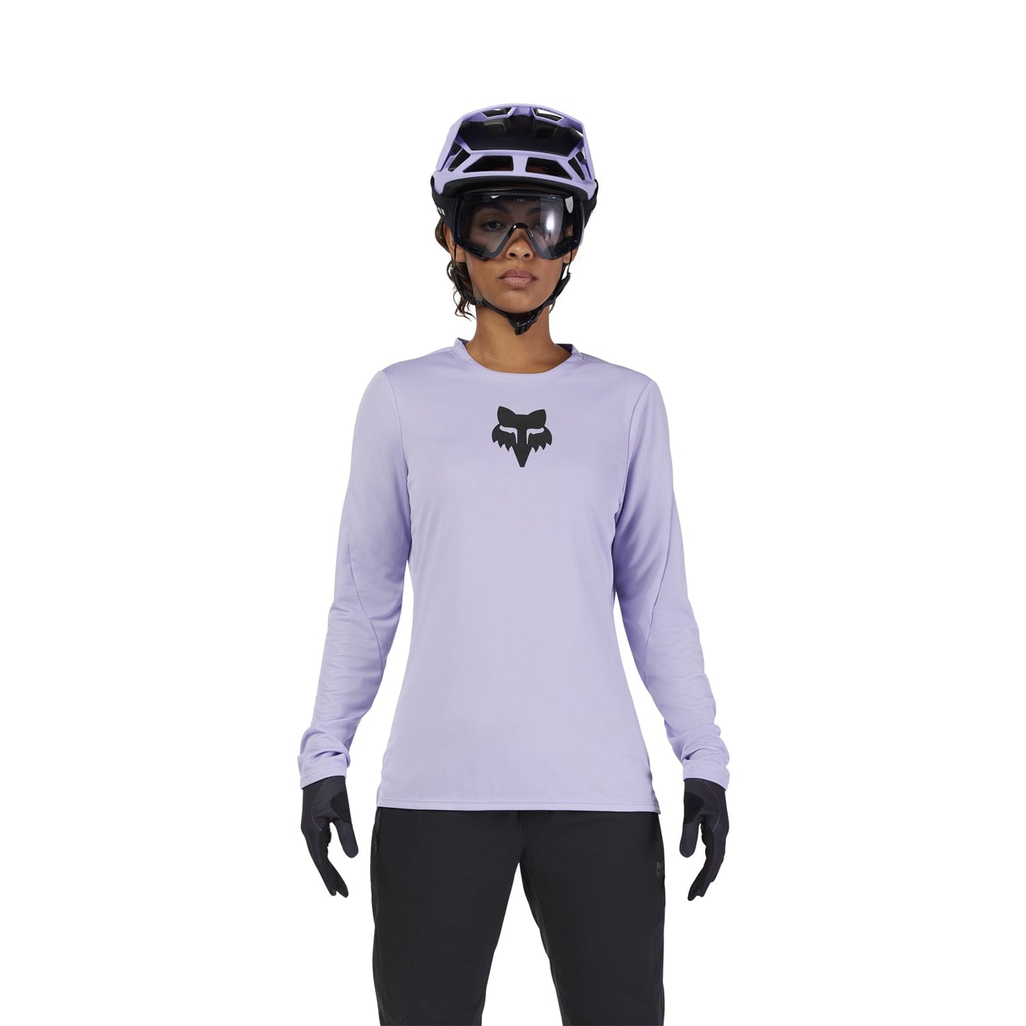 Women's FOX RANGER HEAD Long Sleeve Jersey Lilac 2025