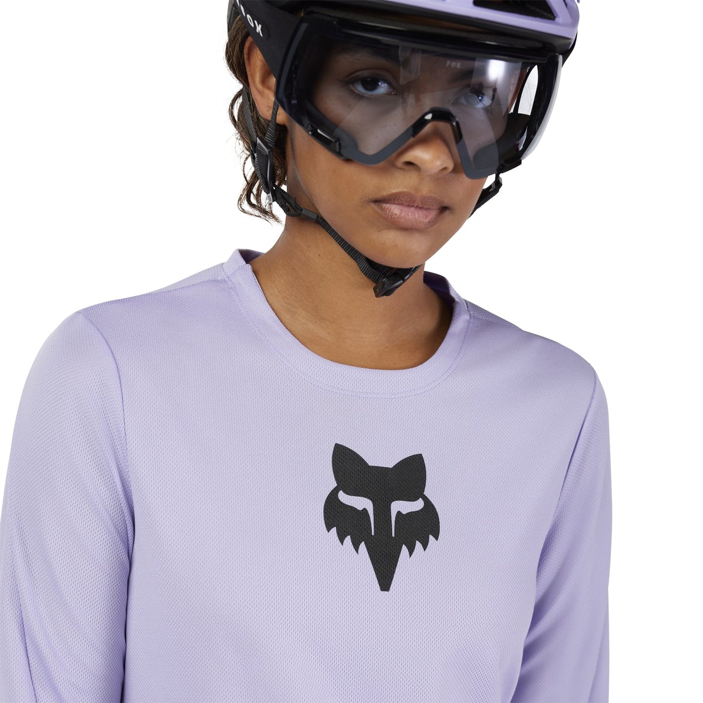 Women's FOX RANGER HEAD Long Sleeve Jersey Lilac 2025