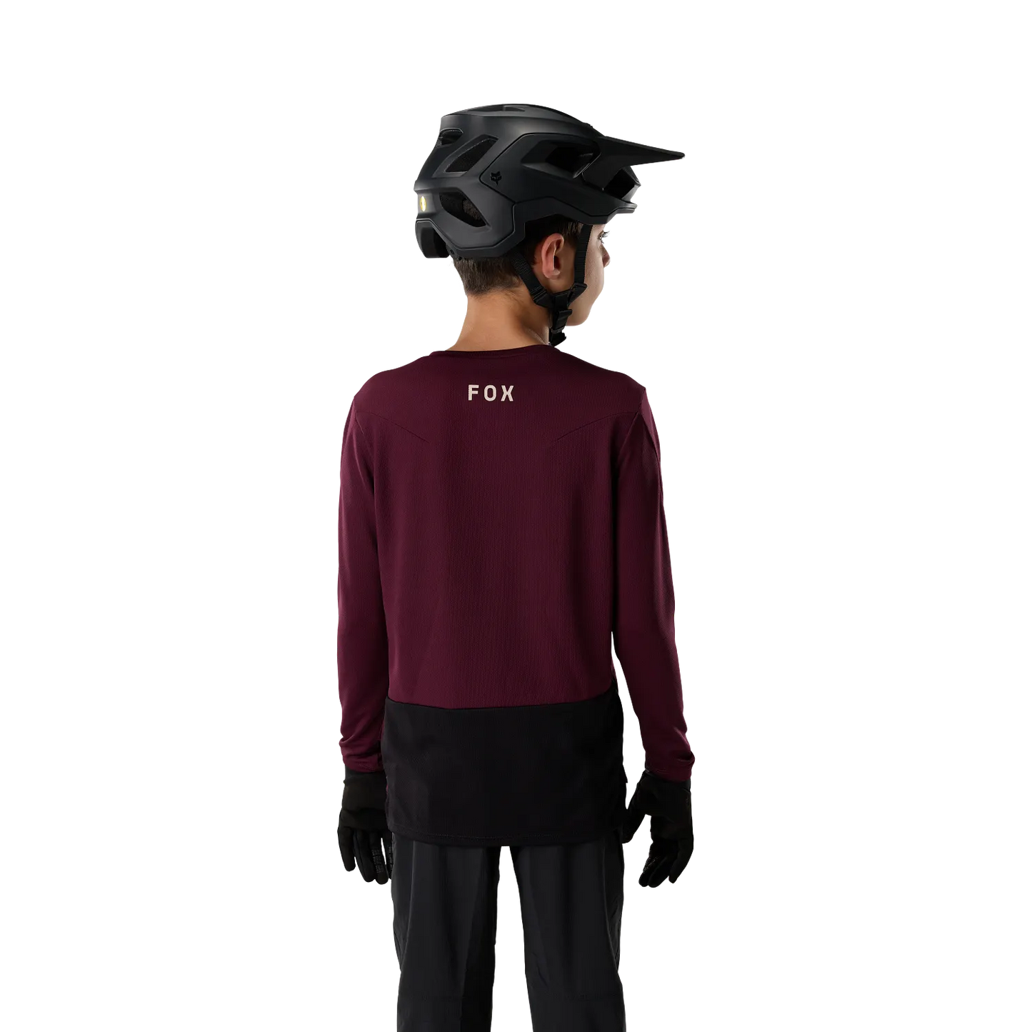 Μπλούζα FOX RANGER FOX HEAD Junior Μακρύ Μανίκι Μπορντό