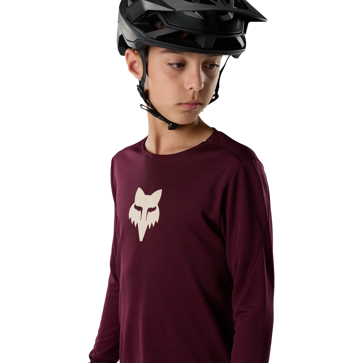 Μπλούζα FOX RANGER FOX HEAD Junior Μακρύ Μανίκι Μπορντό