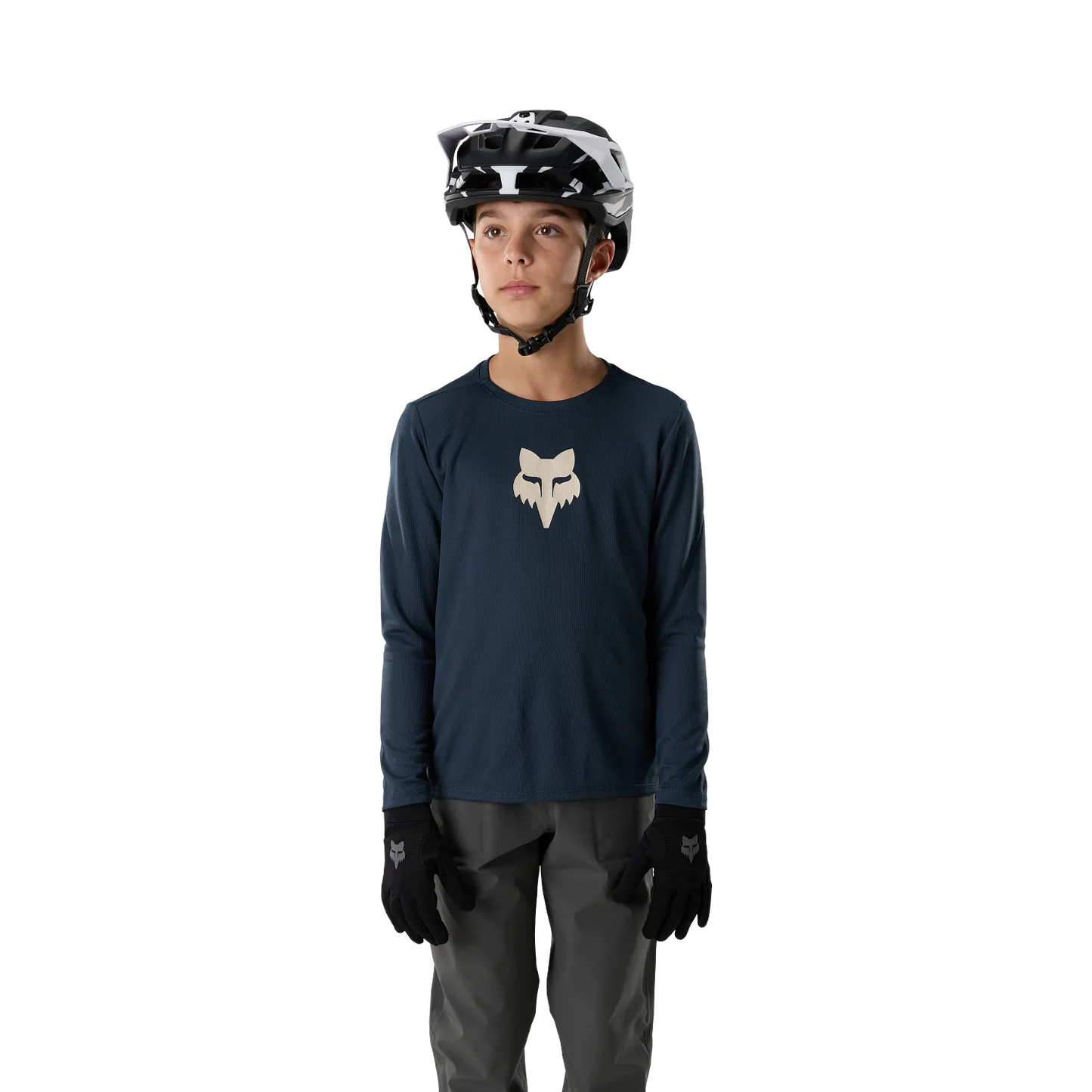 Παιδική μακρυμάνικη μπλούζα FOX RANGER FOX HEAD μπλε Galaxy