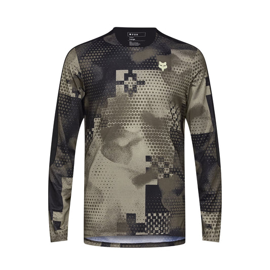 FOX FLEXAIR ASCENT PULSE Long Sleeve Jersey Black 2025