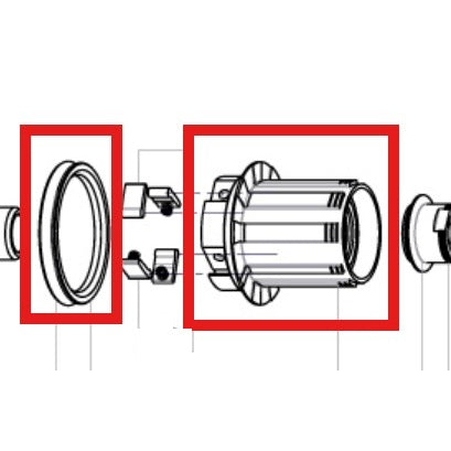 MAVIC ITS-4 FREEWHEEL ΣΏΜΑ + ΦΛΆΝΤΖΑ 2013 (ΧΩΡΊΣ ΚΛΕΙΔΙΆ)