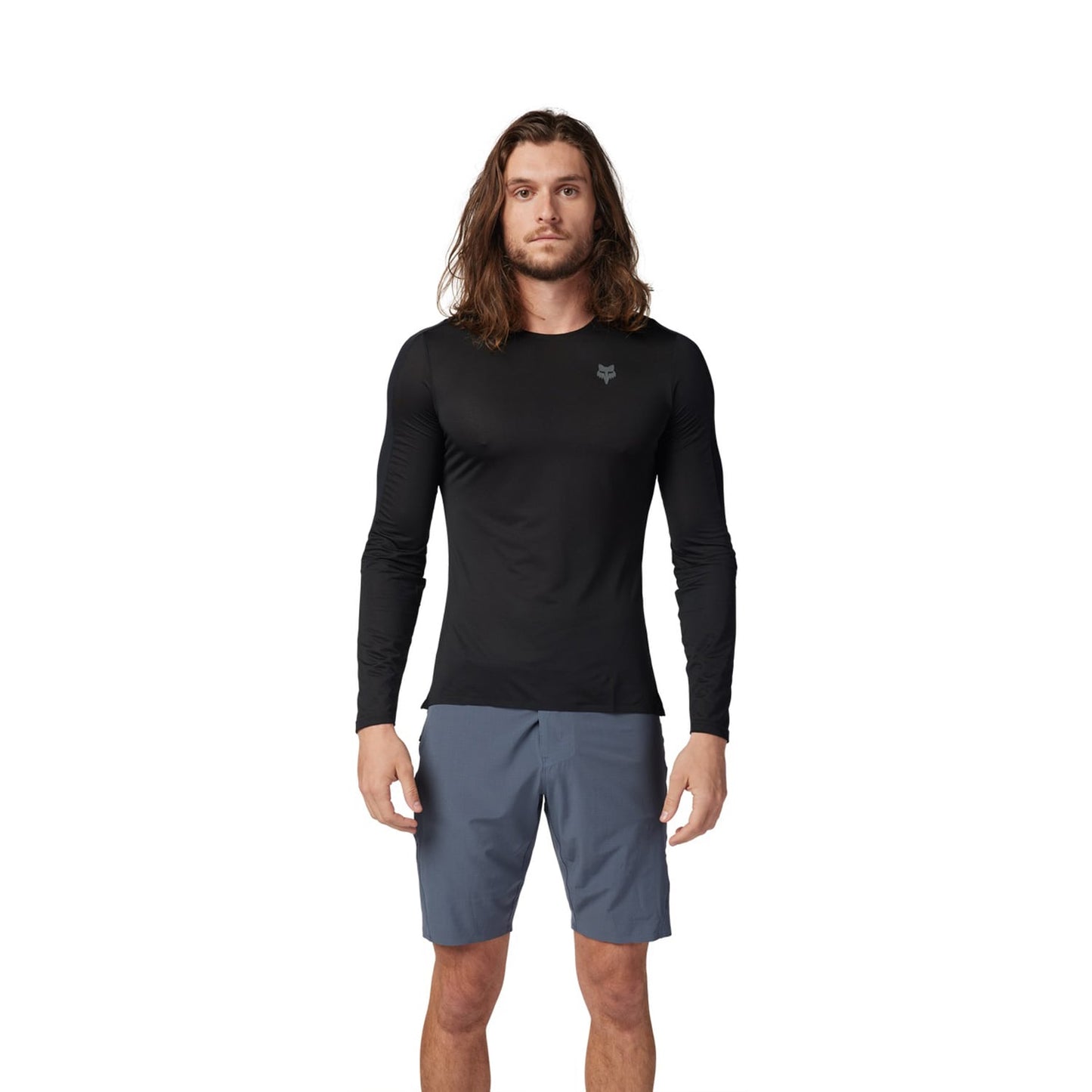 FOX FLEXAIR ASCENT Long Sleeve Jersey Black 2025