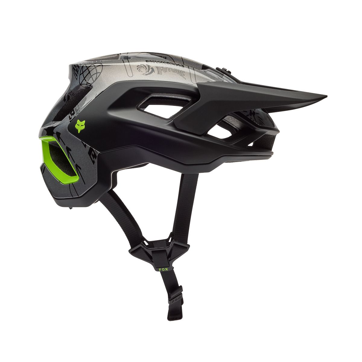 FOX SPEEDFRAME PRO LUNAR MTB κράνος μαύρο/γκρι - Ειδική έκδοση